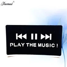 Маленькая хна Татуировка индийский трафарет Кнопка музыкального воспроизведения шаблон для женщин ноги руки назад боди-арт живопись Менди шаблон татуировки AG154