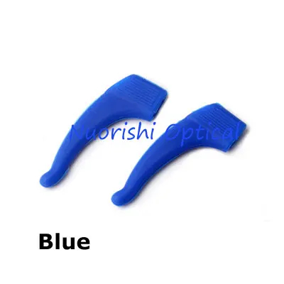 20 пар T2500 Высокое качество силиконовый Противоскользящий держатель для очков аксессуары ушной крючок для спортивных очков наконечник для дужки - Цвет: Blue