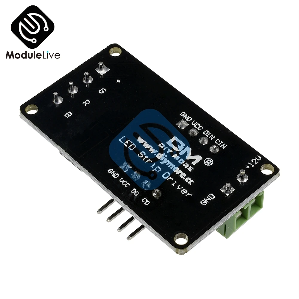 Для MCU Системы Светодиодные ленты модуль драйвера v1.0 для Arduino STM32 AVR 12VDC полный Цвет RGB для Arduino UNO R3 доска