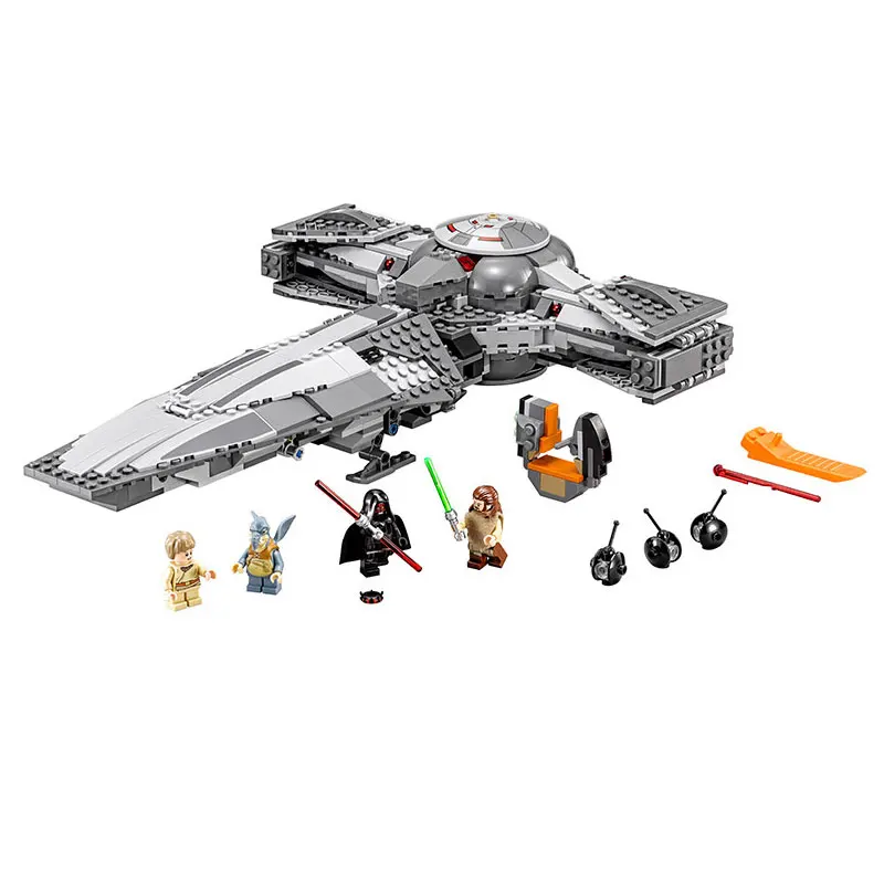 New 698pcs font b LEPIN b font 05008 Star Wars Sith Infiltrator Figure Marvel Minifigures Building