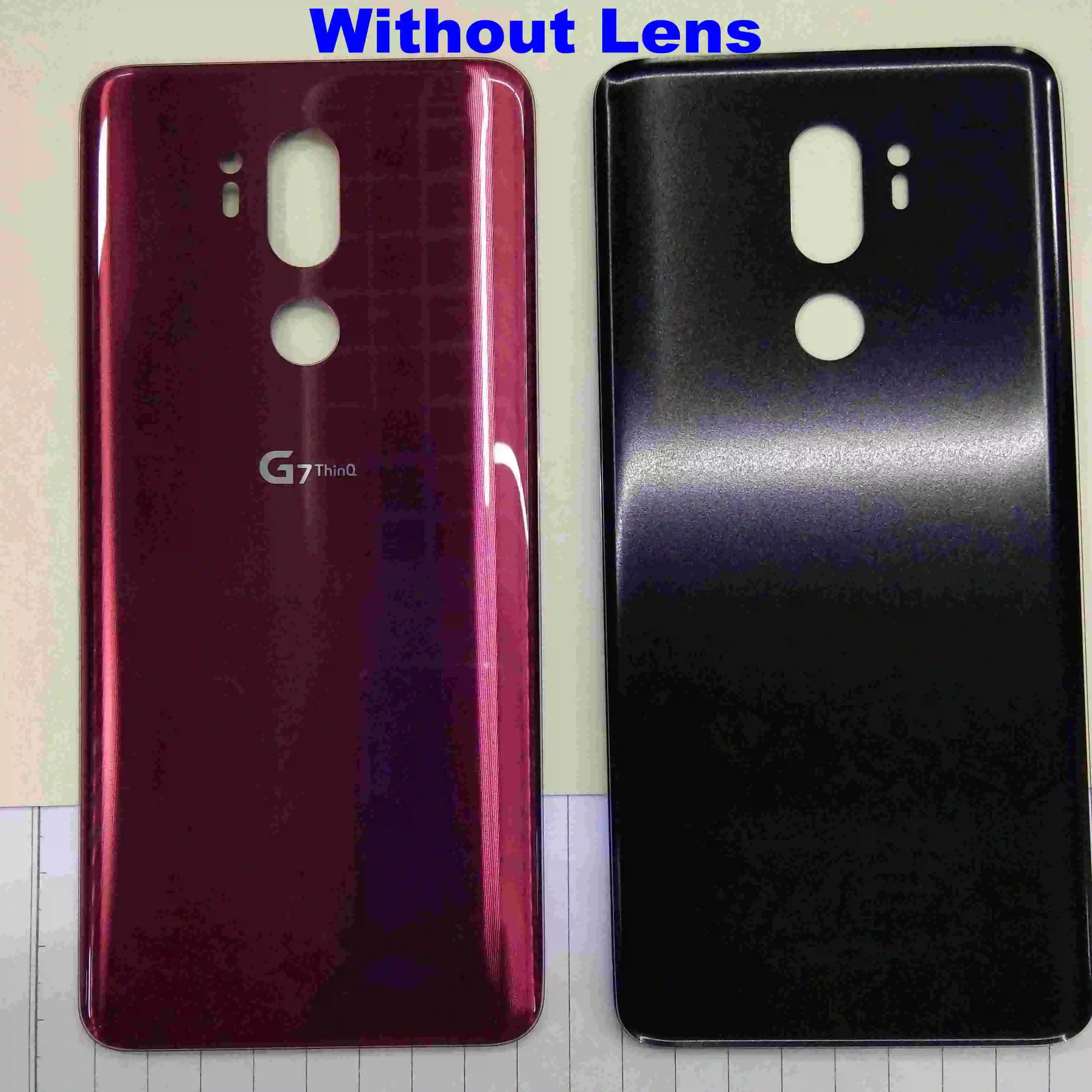 NEW For LG G7 ThinQ Battery Cover door Case Housing with Camera Lens glass Touch ID 3