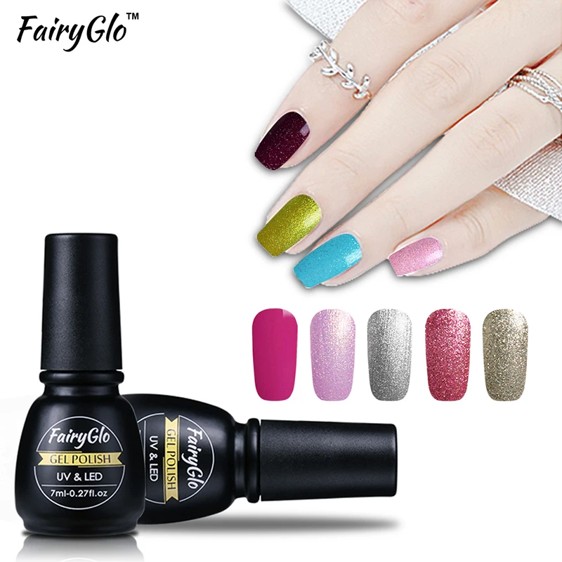 FairyGlo 7ML Soak Off Gel Nail Polish UV LED Gel Polish