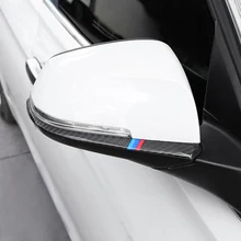 In Fibra di carbonio Per BMW F30 F34 F32 3 4 Serie Accessori Auto Laterale Retrovisore Esterno Luce di Giro Della Banda Trim