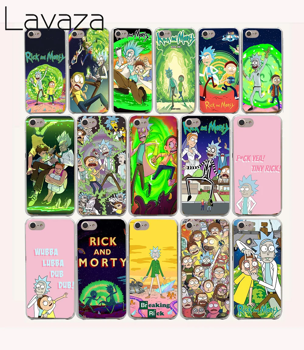 

Lavaza 33O Family Love Rick And Morty Hard Case for iPhone 4 4S 5 5S SE 5C 6 6S 7 8 Plus X XR XS Max