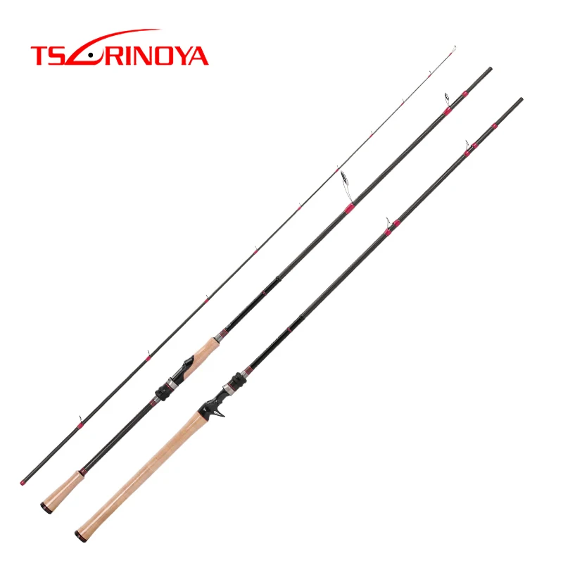 

TSURINOYA SWORDSMAN 2.62m Carbon Spinning Casting Lure Fishing Rod Fast Action Lure Weight 11-35g Sea Bass Rod Ca A De Pescar