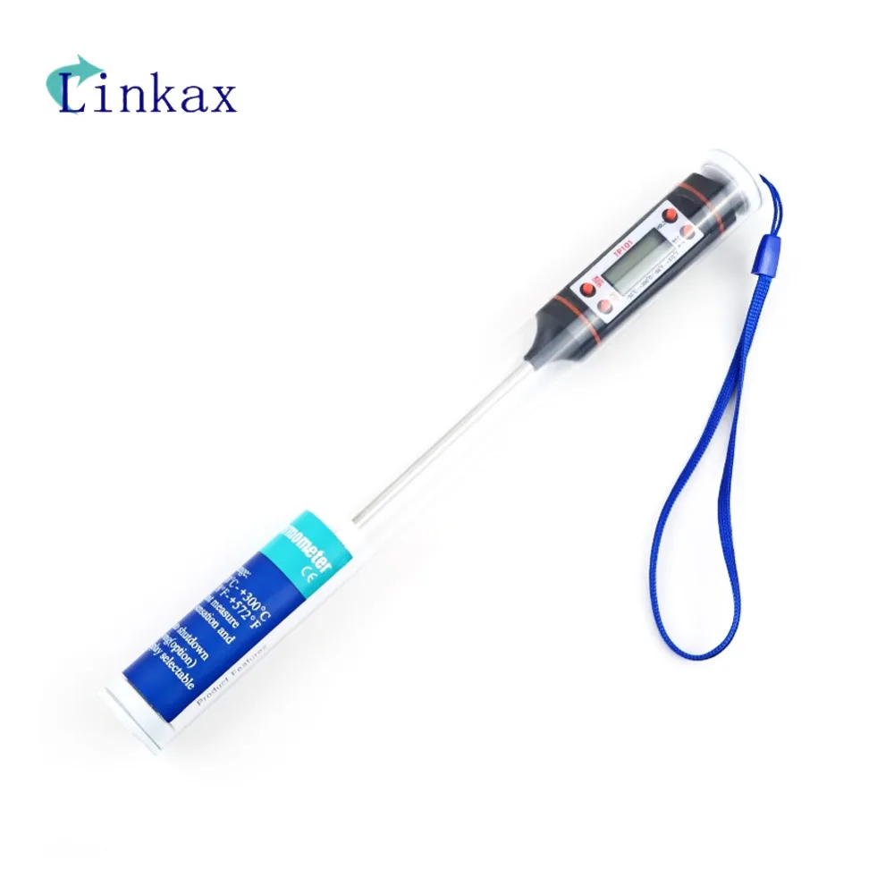 

Portable Kitchen Digital Food Thermometer Meat Cake Candy Fry Food BBQ Dinning Temperature Household Cooking Thermometer