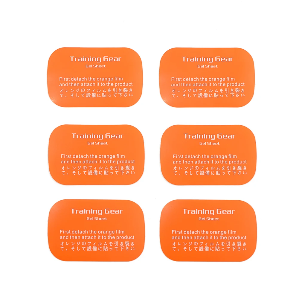 6/10 шт. EMS тренер гелевые подушечки Замена мышечный Стимулятор гелевые подушечки для Вес потери тренажер для мышц живота массаж EMS гелевая накладка