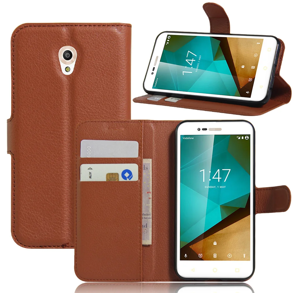 VF600 для Vodafone smart Prime 7 VF 600 откидной кожаный чехол бумажник с отделением карт