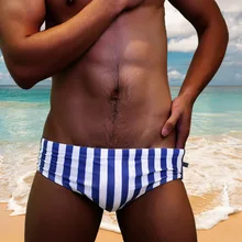Сексуальные мужские плавки Плавки для серфинга полосатые плавки шорты купальные костюмы Пляжная одежда купальный костюм plavky zwembroek badpak