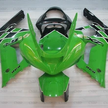 636 Zx-6r 2003-2004 Обтекатели Zx6r 03 Обтекатели для Кавасаки Zx6r 03 черный зеленый обтекатели