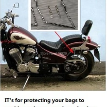 Универсальные аксессуары для мотоциклов, кронштейн для сумок, крепление для рельсов, седельные сумки, протектор, подходит для YAMAHA VIRAGO XV125 250 400 535
