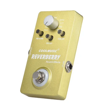 

Good Quality Electric Guitar Digital Reverb Effect Pedal with 9 Reverb Effects True Bypass Full Metal Shell