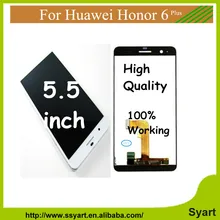 Alibaba China 1PCS Full LCD screen for honor 6 plus Display Touch Screen With Digitizer Assembly For Huawei Honor 6 Plus black