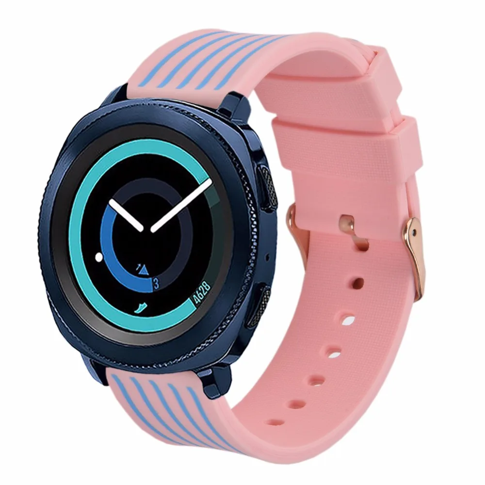 Bemorcabo Gear S2 Classic/Gear Sport Band 20 мм силиконовый ремешок для часов Samsung Classic SM R732/R735/Gear R600|20mm