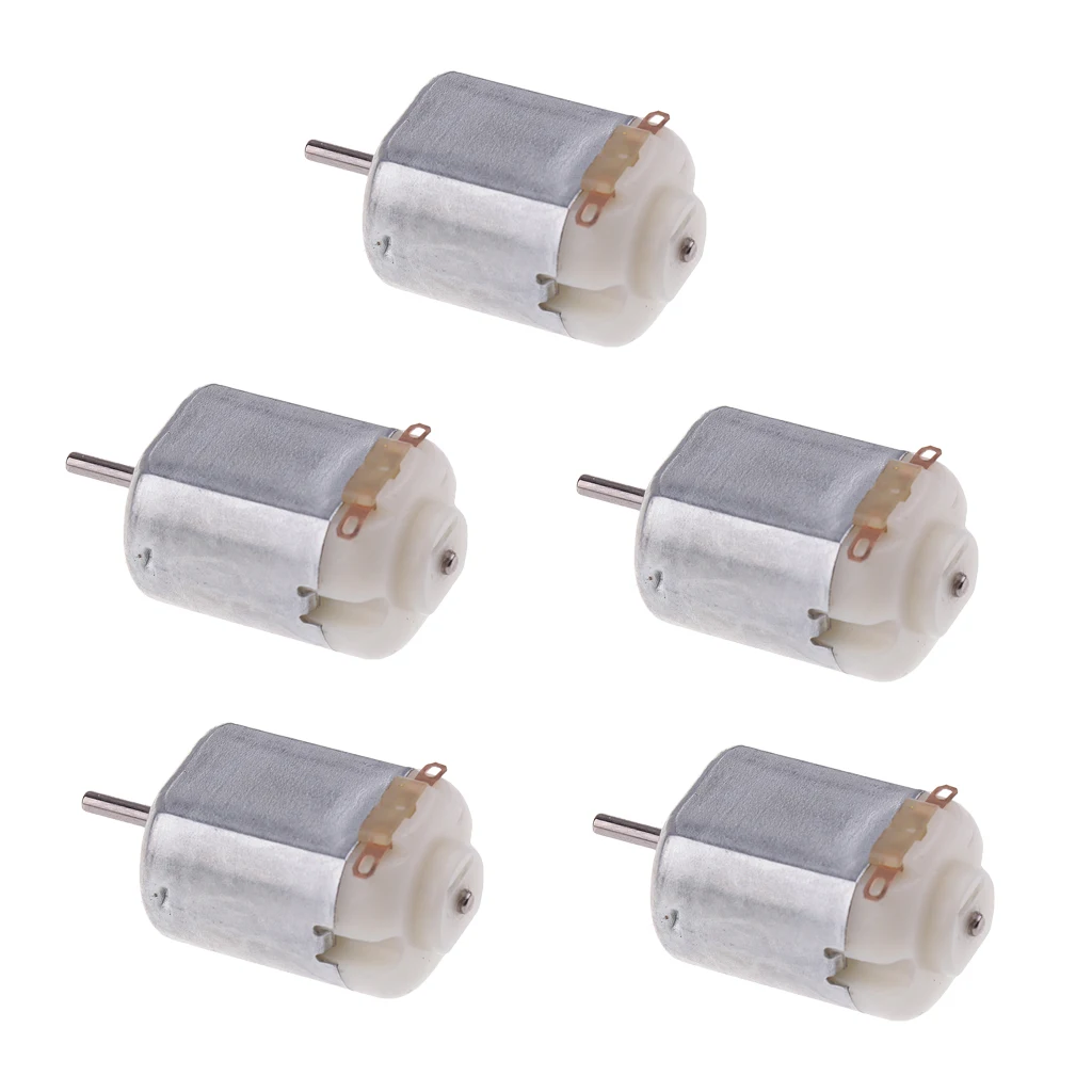 5Pcs 130 Small Motor 6V DC for DIY Model Toy Car Airplane Boat Accessories