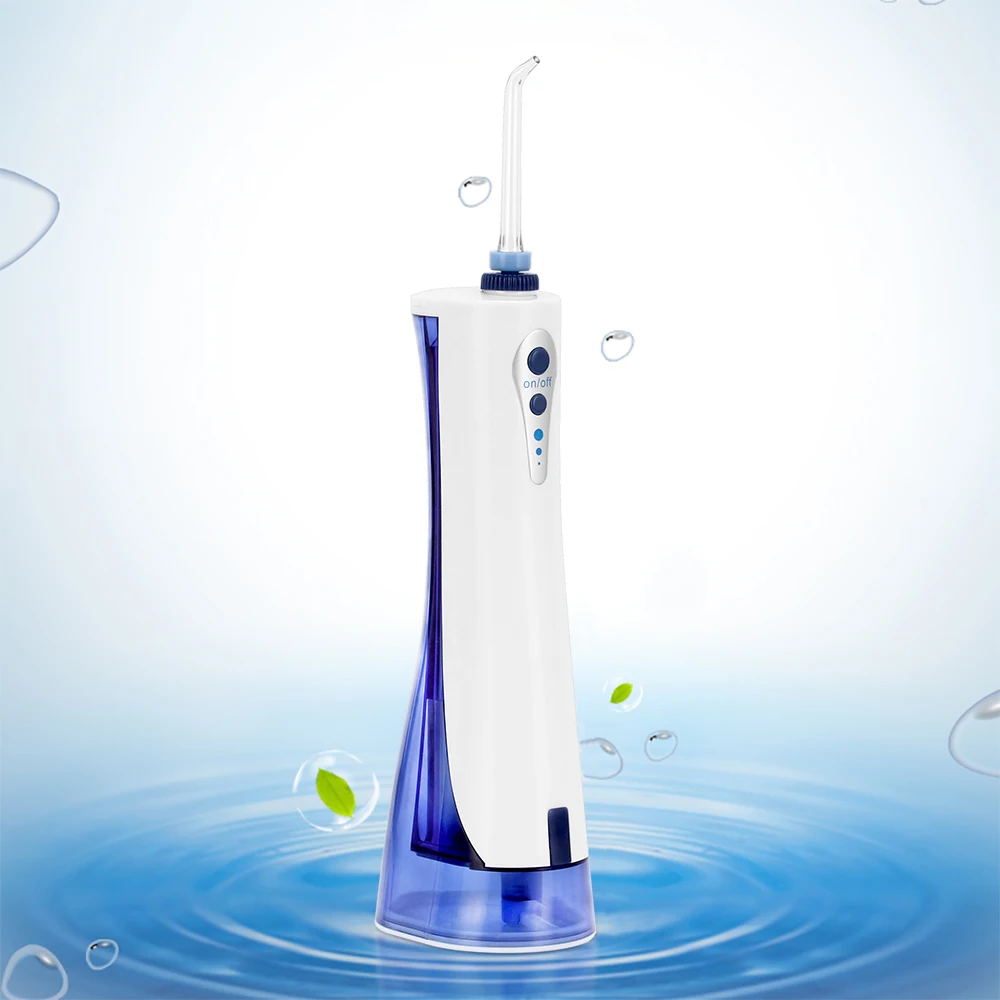 

USB Rechargeable Water Flosser Portable Dental Water Jet Water Tank Waterproof Teeth Cleaner
