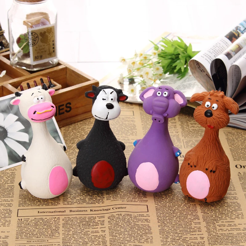 

Pet Latex Chew Sounding Toy Dog Squeak Toys Puppy Durable Teeth Cleaning Tool Pet Multicolor Funny Plaything Puppy Supplies D16