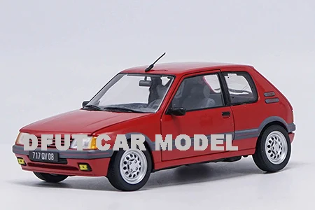 Литая 1:18 игрушечная машинка из сплава модель 205 GTI 1991 детских игрушечных машин оригинальные авторизованные подлинные детские игрушки - Цвет: 2