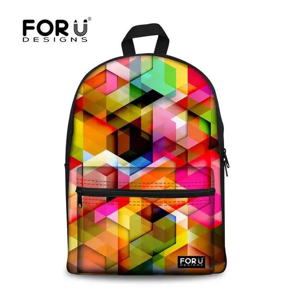 2017 Trendy font b Women b font Printing font b backpack b font Unique Colorful Girls