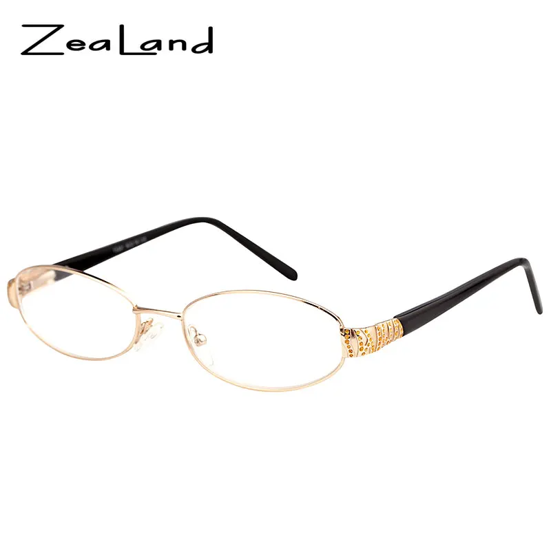 zealand brands fashion luxury metal frame reading glasses women