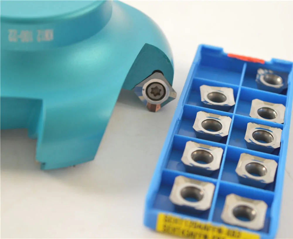 Al 400R-100-22-6F 10× APKT1604PDFR-MA3 H01 CNC Indexable Face End Mill Cutter
