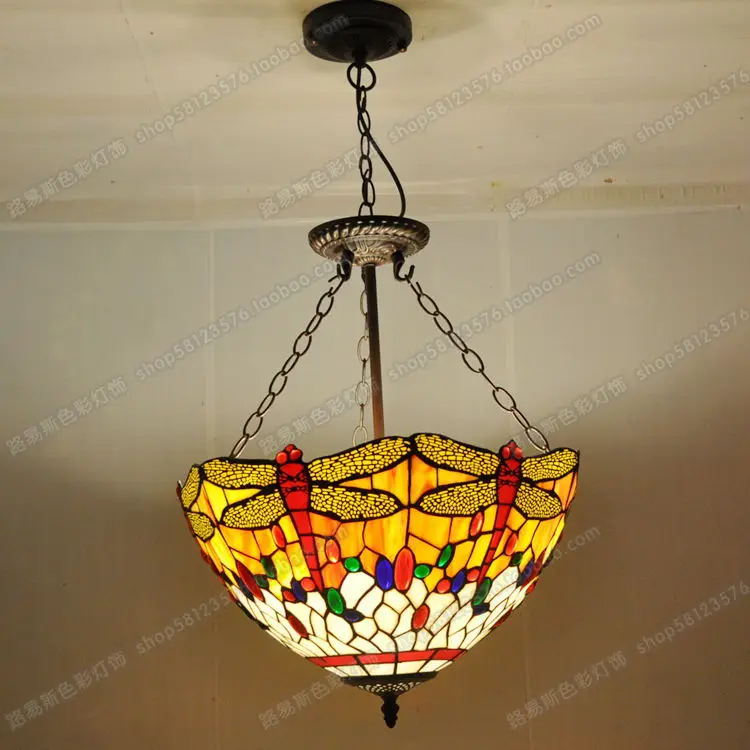 40 Cm Anti Europäischen Stil Libelle Anhänger Tiffany Glas Lampen 40 Cm Anti Europäischen Stil Libelle Anhänger Tiffany Glas Lampen Schlafzimmer Englisch Bar Cafe Nachtlichter Beleuchtung In