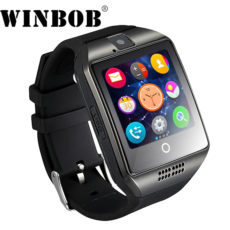 Smart Watches q18 camera Bluetooth watches for apple IOS Android Phone xiaomi samsung pk GT08 DZ09 smartwatch | Электроника