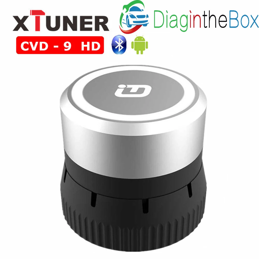 Best 2018 High Quality XTUNER CVD CVD 9 Bluetooth on Android Commercial Vehicle Diagnostic Adapter Heavy Duty Scanner CVD9