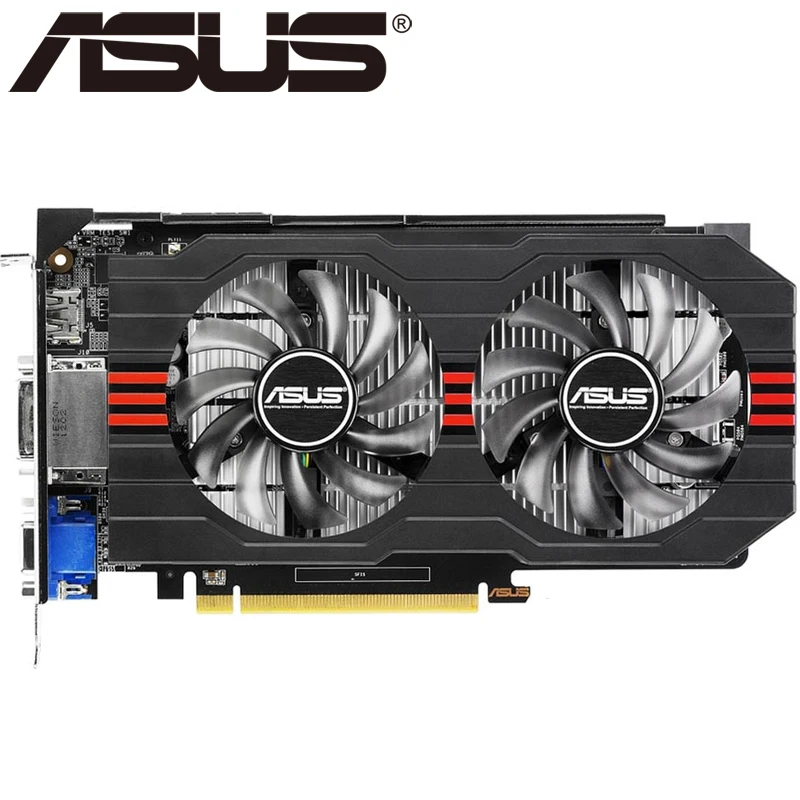 Видеокарта ASUS GTX 650 Ti 1 ГБ 128 бит GDDR5 для видеокарт nVIDIA Geforce GTX 650Ti используется VGA карты сильнее, чем GTX 750-0