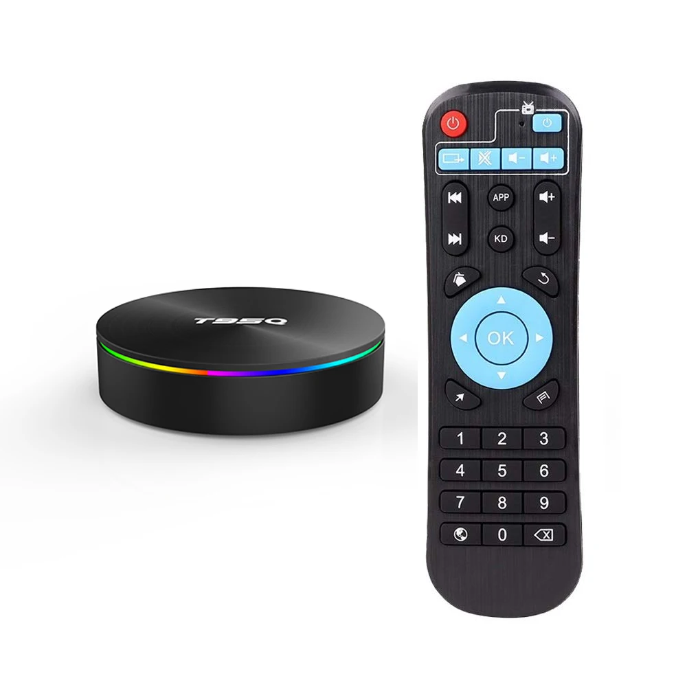 ТВ приставка Procaja T95Q Android 9 0 T95 Q 4 Гб ОЗУ + 64 ПЗУ/64 бита/BT4.1/3D UHD 4K TV/2 4G/телефон двойной Wi