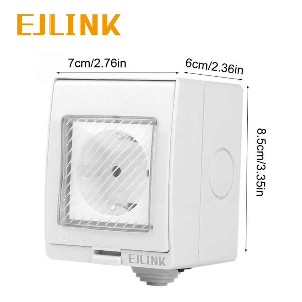 EJLINK водонепроницаемая Wi Fi розетка IP55 wi fi Smart Plug Ewelink приложение дистанционное