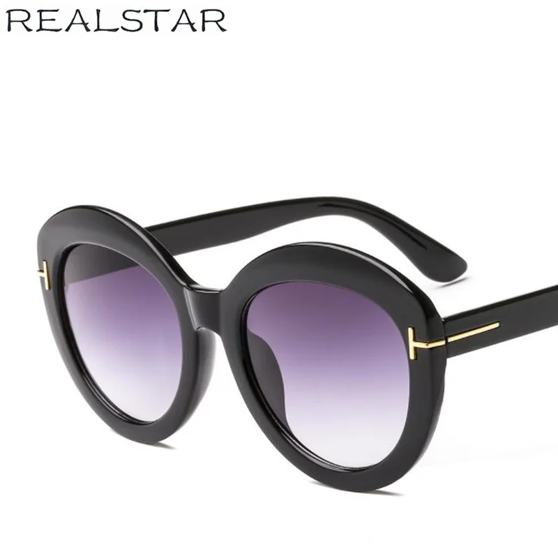 REALSTAR модные круглые дизайнерские солнцезащитные очки TOM, женские брендовые винтажные Роскошные качественные солнцезащитные очки, женские солнцезащитные очки S589