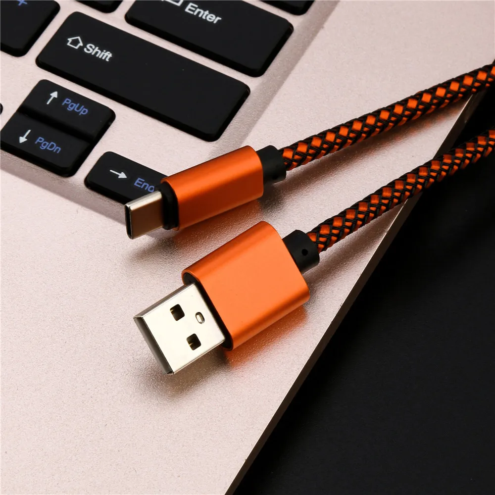 Тип C телефонный кабель нейлоновая прочная плетеная веревка USB-C Тип-C 3,1 кабель для синхронизации данных Зарядное устройство зарядный кабель, шнур универсальные чехлы для мобильного телефона Кабели# M05