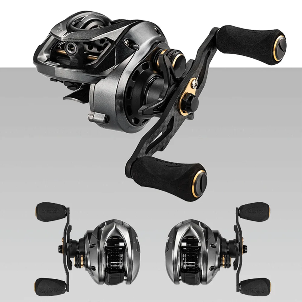 Fishband baitcasing Reel GH100 GH150 7,2: 1 приманка для ловли карпа, литая Рыболовная катушка для окуня форели, tilapia, рыболовные снасти