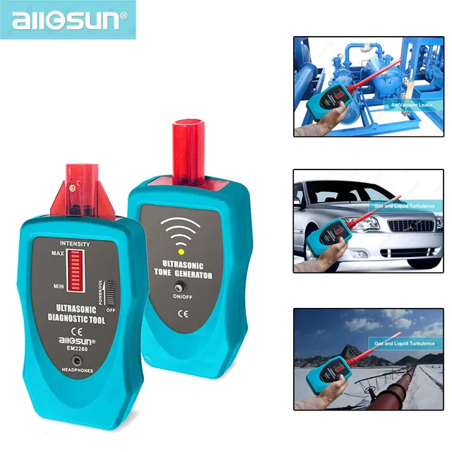 $US $126.15 ALL SUN EM2280 Ultrasonic Diagnostic Tool Multifunction Leak Detector Gas Liquid Leak Detector Mach