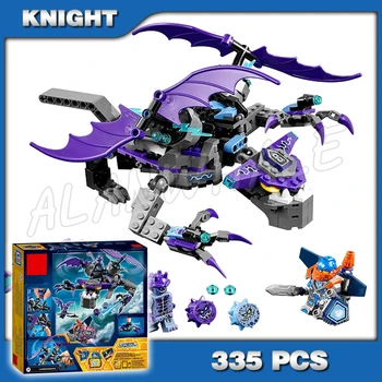 

335pcs Knights The Heligoyle Set Model Building Blocks 10702 Assemble Bricks Children Toy Movie Games Nexus Compatible with Lago