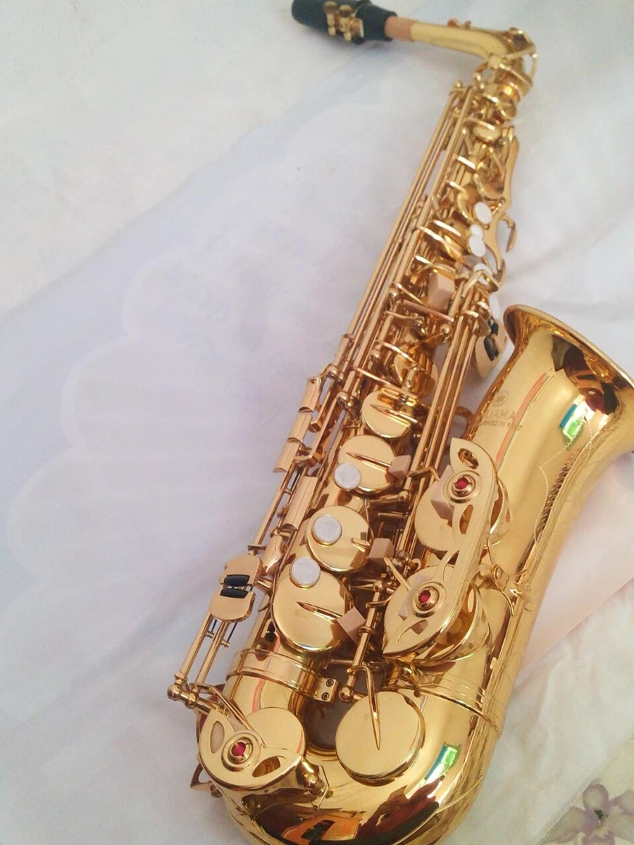 

Quality Saxophone Alto Sax L&K YAS 62 EX Professional E-flat Gold Saxofone Top Musical Instruments