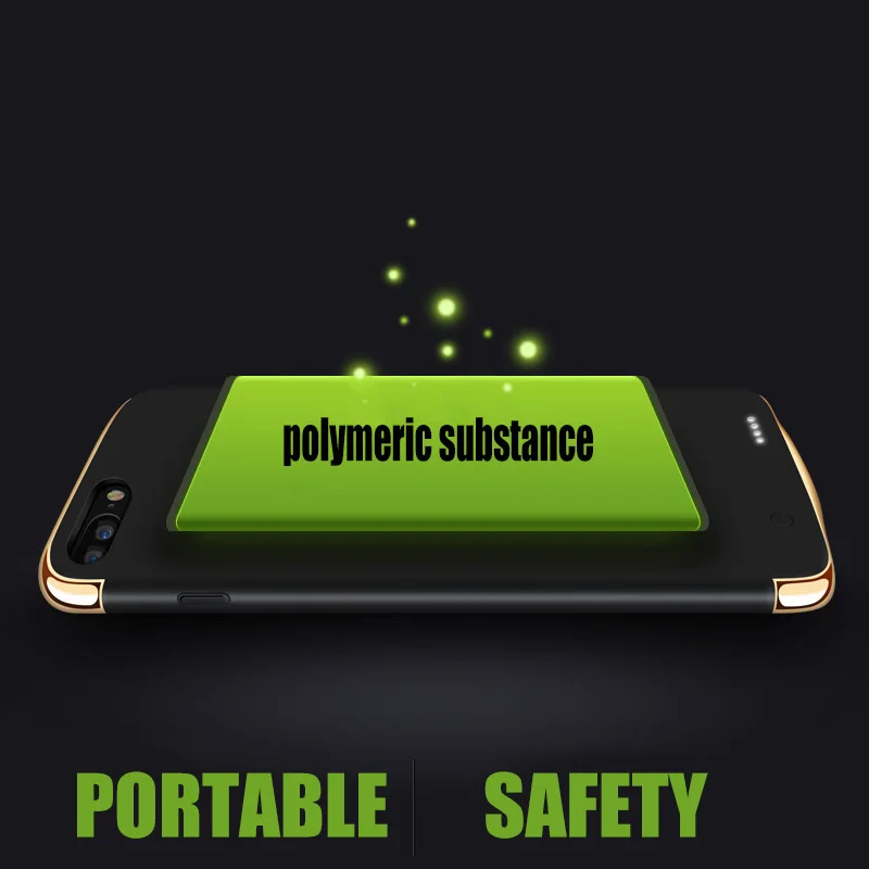 for iphone 6s 7 8  Portable Battery Charge Phone Cases For iphone XS XR  Top Quality Charging Battery Case Power Bank 5500 mA