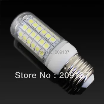 

Hot selling 69leds SMD 5050 E27 G9 LED 220V 240V LED bulb lamp ,Warm white/white LED Corn Bulb Light, free shipping 10pcs