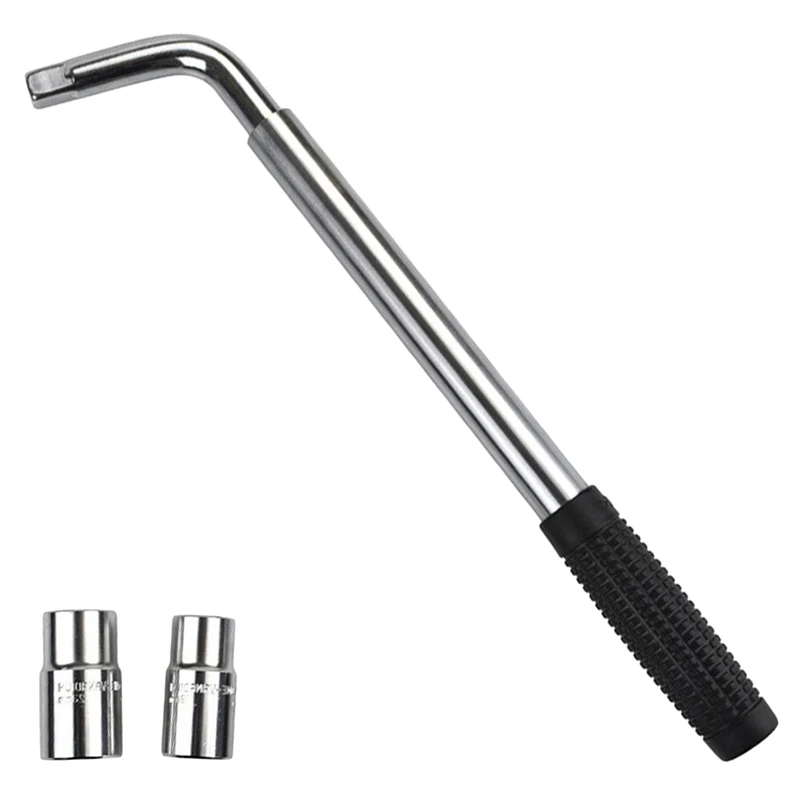 

Extendable Wheel Brace Wrench Tire Tyre Telescoping Lug Wrench With Sockets