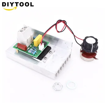 

AC 220V 10000W SCR Electronic Voltage Regulator 10-220V Thermal Fuse For Speed Control Dimmer Thermostat