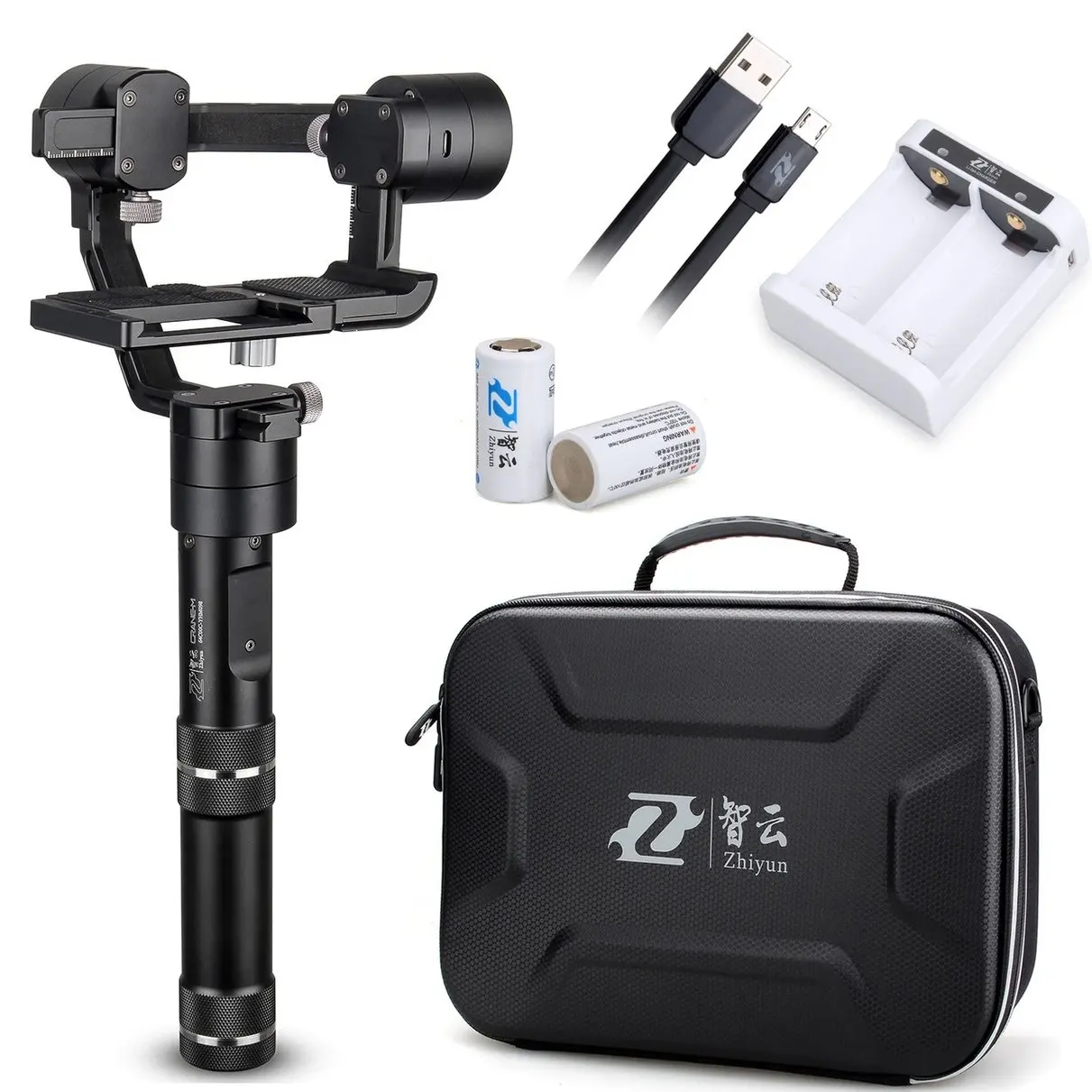 

Zhiyun Crane M 3 Axis Handheld Stabilizer Gimbal for DSLR Camera Smartphone GoPro Hero 4 5 Xiaoyi Action Camera