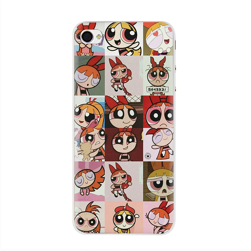 H8 Жесткий чехол для телефона Powerpuff Girls для iphone 5 5s 5C SE 6 6s 7 8 plus X XR XS 11 Pro Max - Цвет: H8