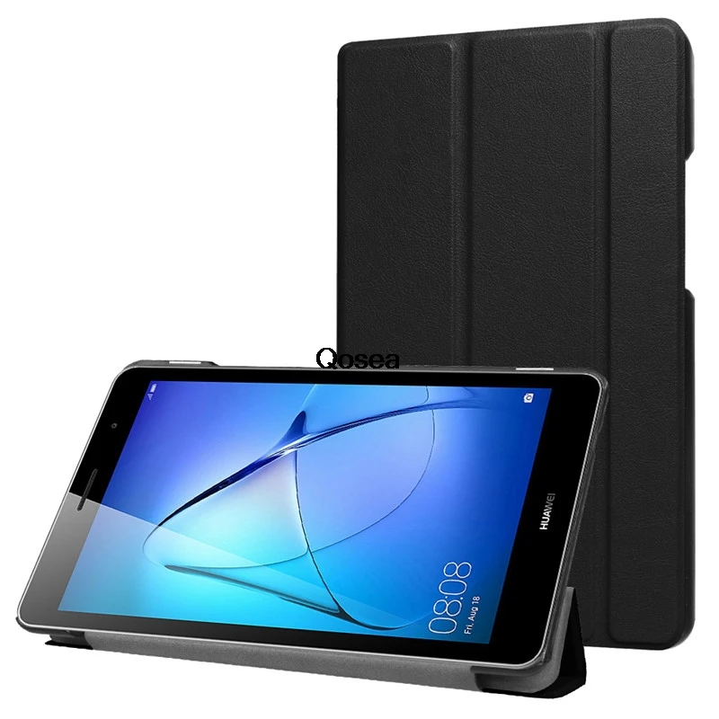 For Huawei Mediapad T3 8.0 Luxury PU Leather Smart Stand Case For Huawei Mediapad T3 8 10 7 BG2-W09 Tablet PC Stand Cover