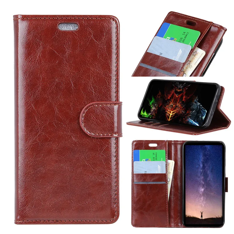 For Huawei Mate20 Pro Case Leather Crazy Horse Pattern Phone Bags Cover Case For Huawei Mate20 Pro Flip Cases Retro Card Wallet (4)