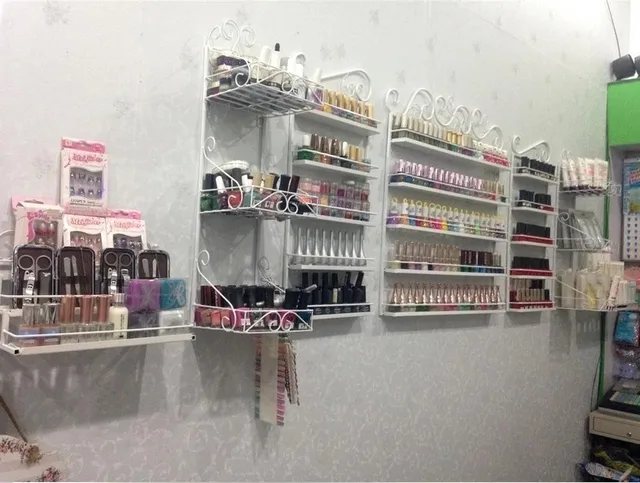 Iron Nail Polish Rack Fine Jewelry Display Cabinets Wall S Iron Nail Polish Rack Fine Jewelry Display Cabinets Wall S Cosmetic Stand