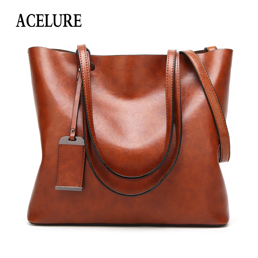 ACELURE بلون كل مباراة بو الجلود حقائب كتف للنساء لينة عالية-قدرة حقائب الإناث Crossbody أكياس عارضة اليد