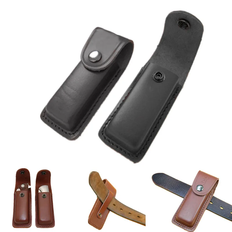 fold knife tool flashlight belt loop case holder leather sheath holster