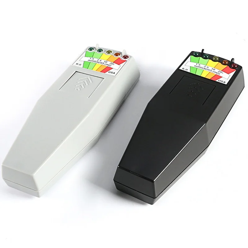 

Electromagnetic Field EMF Magnetic Field Detector Portable KII K2 Gauss Meter Ghost Hunting Detector Sensor Equipment LED Light