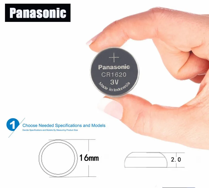 Продукт Panasonic 10 шт./лот cr1620 кнопочные батареи для часов 3 В литиевая батарея CR 1620 пульт дистанционного управления калькулятор